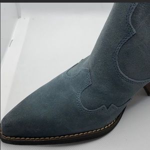 Sam Edelman Suede Western Booties Winona